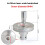 Machine Tool Metal Scale Handwheel Special for Manual Sliding Table Tools Graduated and Angled Handle Rocker 8mm 6