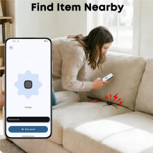 2-Pack Spårningsetiketter, Air Tracker för Android för Googles Find Hub-App, Vattentät -Nyckelfinnare för Nycklar Barnväska