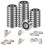RM2-2RS 3/8'' Roller  Bearing V  Double Sided Rubber Sealed Roller Bearing, 16PCS 2