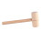Carpenter Beech Wood Hammer - Round  Woodworking Hand Tool for Electrical DIY 2