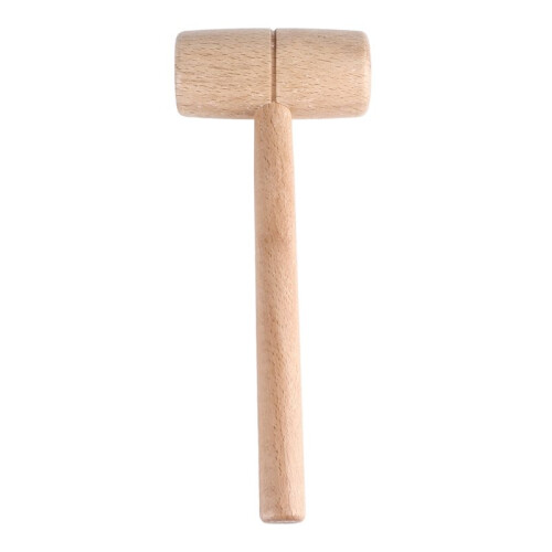 Carpenter Beech Wood Hammer - Round  Woodworking Hand Tool for Electrical DIY 2