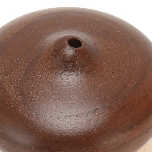 Shaped Toothpick Container, Wood Toothpick Holder, 8cm Height Rounded Structure - Durable Wooden Material, Secure Lid