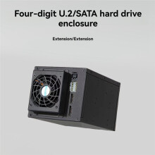 4-Sleufs 3,5-Inch Uitbreidingsharde Schijf Directe Aansluiting Externe Harde Schijf SSD-Opslagbehuizing voor U.2/-Harde Schijven