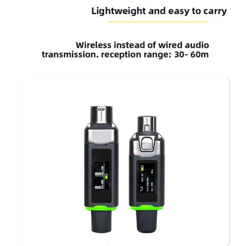 48V/5V Wireless Microphone Converter Transmitter Receiver Microphone Wireless System Condenser Dynamic Universal