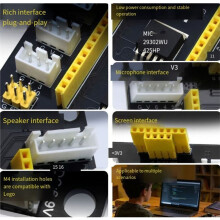 ESP32-S3 IoT Development Expansion Board, XiaoZhi AI Experiment Board,  Sensor Board with Anti-Reverse Interface