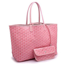 (Pink) Women's Pu Leather Tote Bag Portable Large Capacity Shoulder Bag Waterproof Beach Pocket