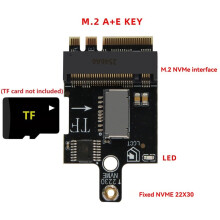 Carte Réseau Sans Fil WiFi M.2, Clé A+E, Adaptateur pour Disque Dur SSD NVMe M.2 KEY-M 2230 pour PC