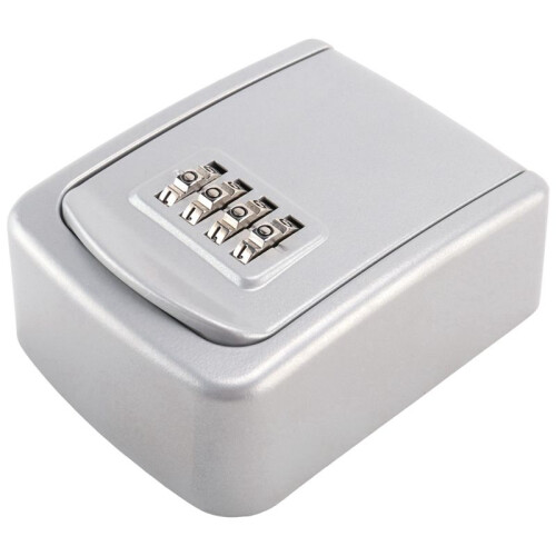 2X Key Lock Box Wall Mounted 4 Digit Combination Lock Box for House Key  Security Key Storage Lock Box 2