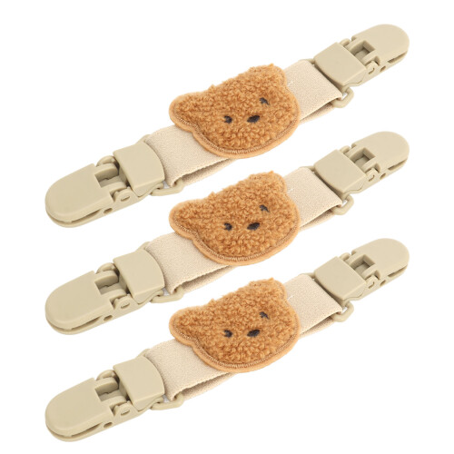 10Pcs Cinch Clip Duckbill Buckle Holder Brown