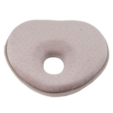 Newborn Toddler Head Pillow Gray Pure Cotton Foam