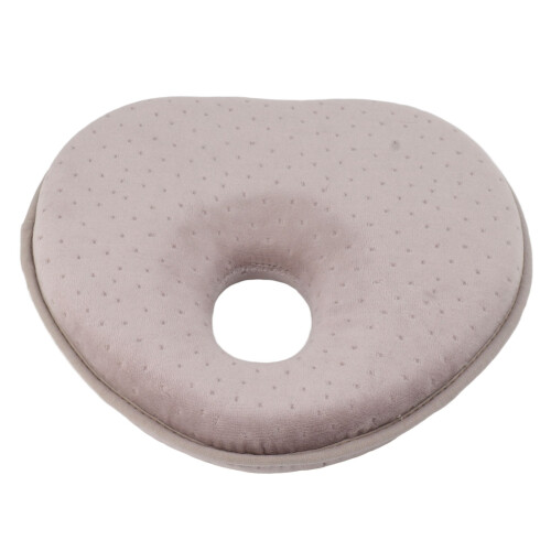 Toddler Head Pillow Gray Pure Cotton Foam