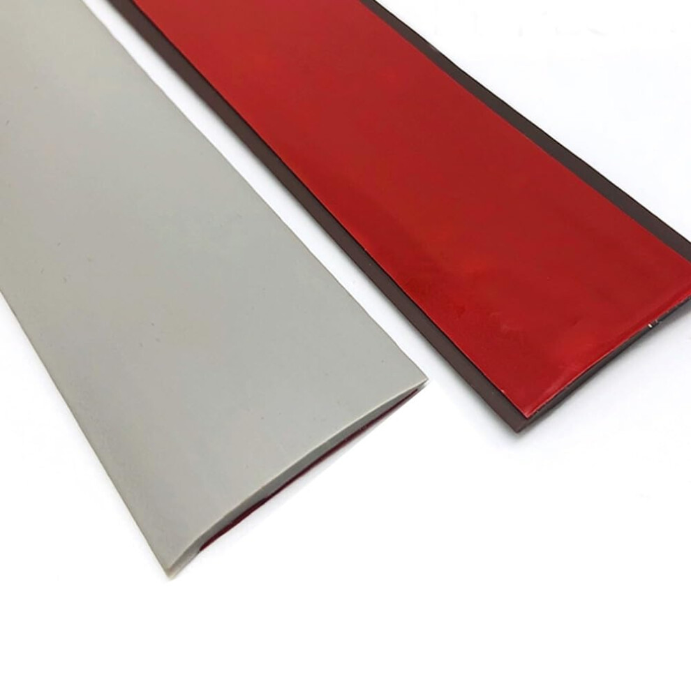 Self Adhesive Floor Transition Strip Gray 4Cm Pvc Gap Cover For Doorway Thresholds And Laminate To Tile Floors 9771547815396