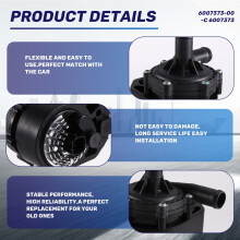 Elektrisk Hjälpvattenpump 6007373-00-C 6007373 600737300C för Model S 85 2014-