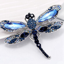 2X Mode Vintage Libelle Broschen für Frauen Große Insekten Brosche Pins Kleid Mantel Zubehör Nette Schmuck Geschenke