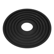 Schwarze Silikon Gegenlichtblende faltbar