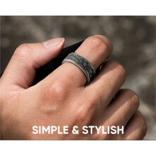 This Ring-Style Heart Rate Monitor Features Blood Pressure, Blood Oxygen, Sleep Tracking, and Step Counting.