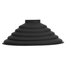 Faltbare Gegenlichtblende aus Silikon schwarz