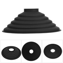 Silikon Gegenlichtblende faltbar schwarz