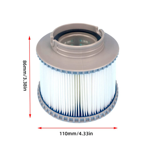 4 Pack Inflatable Pool Filter Cartridge for MSPA Hot Tub FD2089, Easy Replacement and Consistent Performance 1