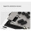 Mechanical  Keyboard Spraying Aluminum Shell Customized Gaming Hitbox for PC PS  Steam NS2 Gray 6