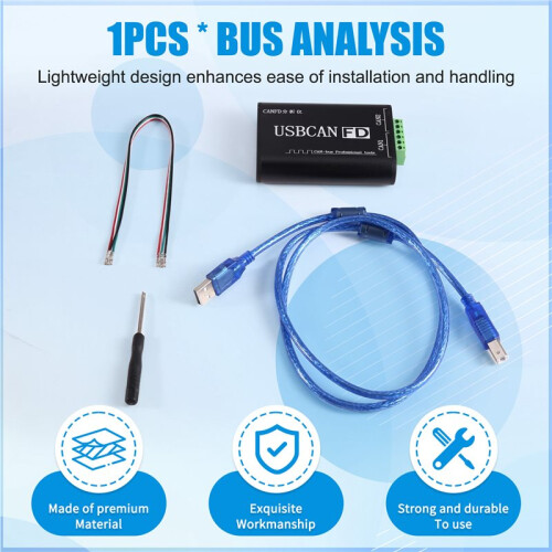 CANFD USBCAN CAN-Bus-Adapter Busanalyse CAN-Bus-Datenlogger USB zu CAN USBCAN 1