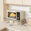 1pc Stainless Steel Microwave Shelf Organizer, Rust-Proof Countertop Storage Solution 6