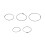 4 Pezzi  Elastico per Mozzo Bici Componenti per Mountain Bike Base Torre Accessori 0,7x20mm 3