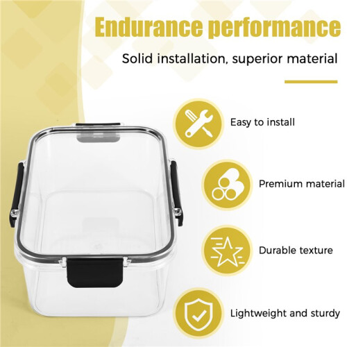 Camera Dry Box Clear Camera Protective Case Multifunctional Dustproof Sealing Drying Storage Box for DSLR Lens Flash M 1