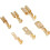 600PCS Insulated Spade Connectors Set with Storage Box for Electrical Wiring 3