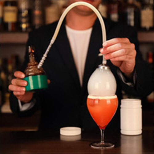 Handheld Cocktail- en Mistmachine, USB-Oplaadbare Mistmachine, Elektronische Feestmist 1