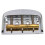 Electric Guitar Bridge with Brass Saddle Adjustable  Binding Fixed Bridge 83x53mm String Space 10.8mm 3