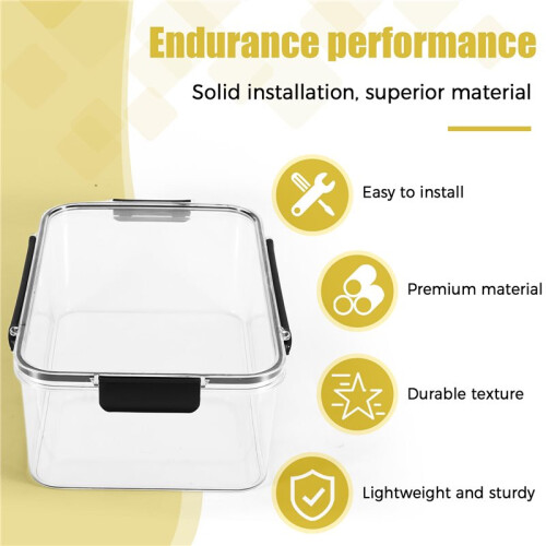 Camera Dry Box Clear Camera Protective Case Multifunctional Dustproof Sealing Drying Storage Box for DSLR Lens Flash XL 1