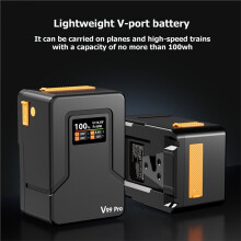 ZG-V99Pro Verbeterde V-Mount Batterij 99Wh voor Camera Monitor Display Camera Voeding V Lock Li-Ion Pack A