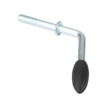 Manual Trailer Jack Hand Winch M12 Clamp Pipe Fitting for RVs Multiuse Hand Crank