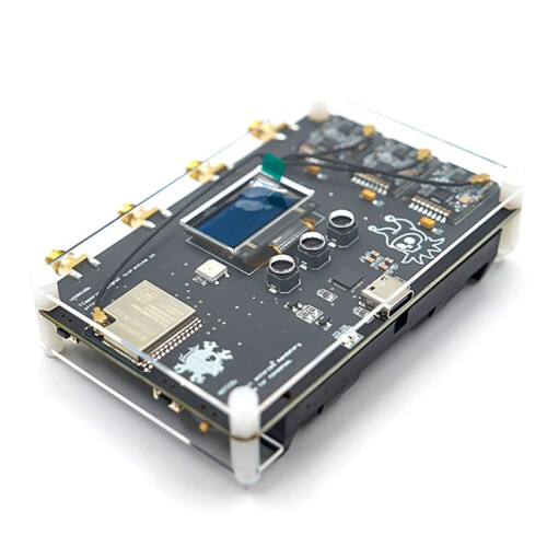 New RF CLOWN V2.0 ESP32 Wireless Security Tester Kit, 3 NRF24L01 BLE  Analyzer, Pentesting Tool with OLED 1