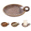 Ceramic Candle Holder with Handle, Decorative Tray for Home & Meditation Room 3