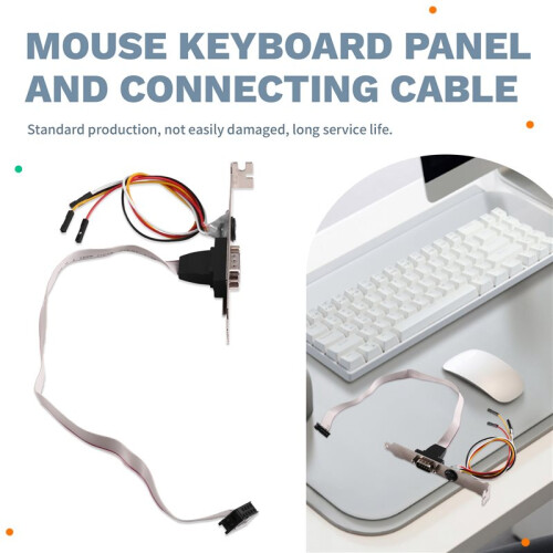 586 Motherboard Mouse Keyboard PS/2 Baffle Lead Connection Cable PS/2 with COM/Serial Port Baffle 2