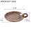 Ceramic Candle Holder with Handle, Decorative Tray for Home & Meditation Room 9