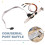 586 Motherboard Mouse Keyboard PS/2 Baffle Lead Connection Cable PS/2 with COM/Serial Port Baffle 5
