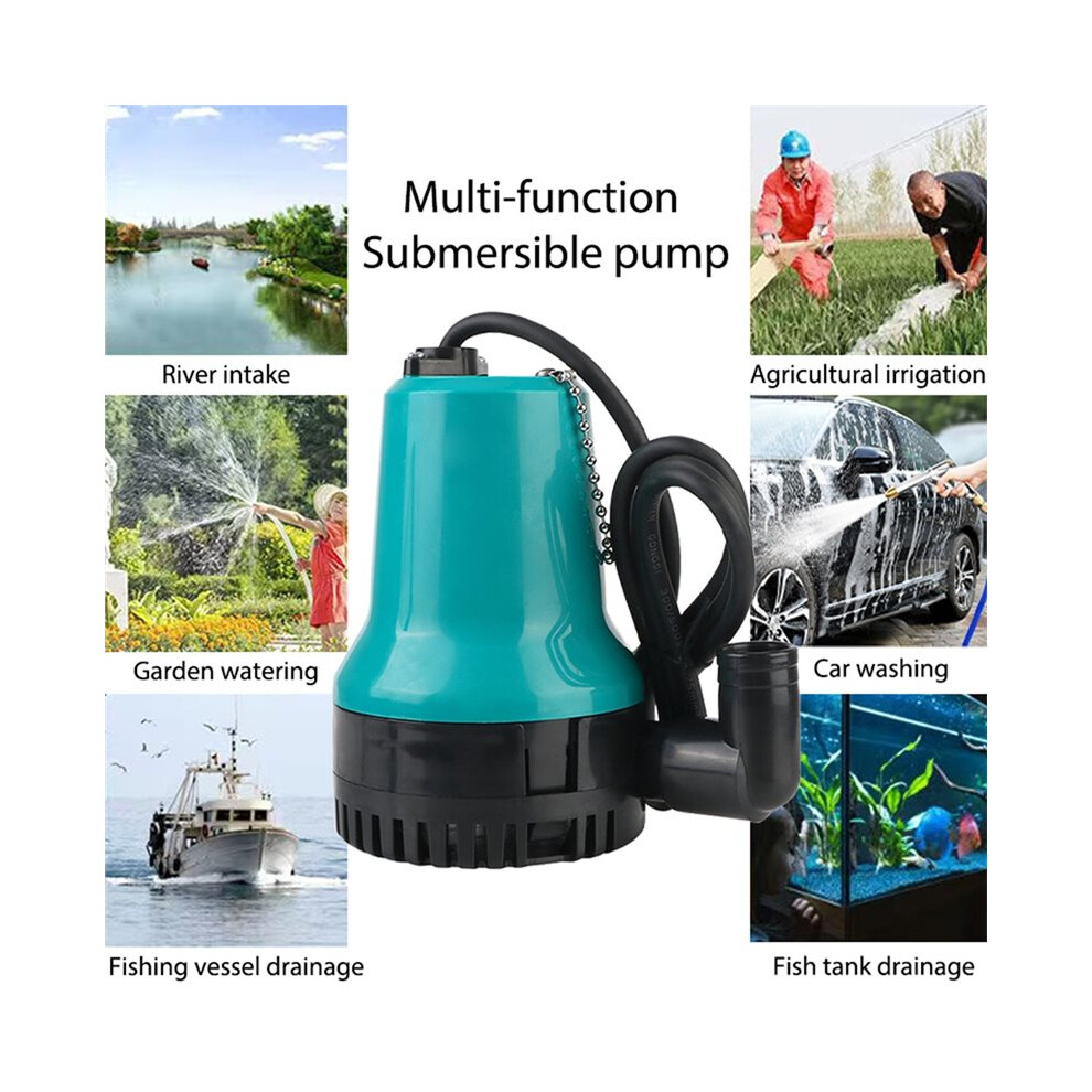 Solar Outdoor Miniature Pump Dc12v Electric Portable 4200L/H Submersible Pump 50W For Aquarium Irrigation Household 4712984475113