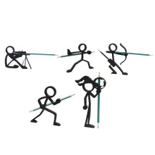 Action-Stiftehalter-Set, Dekorativer Krieger-Stiftehalter für Den Schreibtisch, Lustige Schreibtischdekoration, 5er-Pack