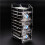 10 Layer Hard Disk Rack Hard Disk Cage Expansion Bracket 3.5 in Desktop Transparent Acrylic Hard Disk Box Rack Shelf 5