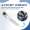 2Pcs  1/4 Ratchet Wrench High Quality Quick Socket Ratchet Wrench Screwdriver Wrenches Tools Small Spanner 72 Tooth 9