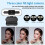 Webcam Portatile Full HD per PC e Laptop con Autofocus, Microfono e Luce di Riempimento 2K, Ideale per Streaming Live e Riunioni. 8