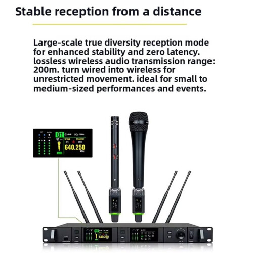 48V/5V Wireless Microphone Converter Transmitter Receiver Microphone Wireless System for All Kind Microphone