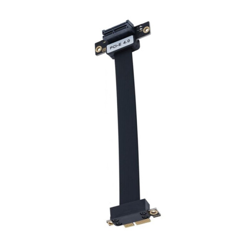 Câble Riser PCIe 4.0 X1 Coudé à 90 pour Montage Vertical de GPU, Carte  ITX USB PCIe 1