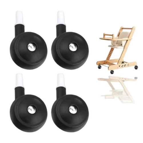 4pcs Baby Walker Replacement Wheels Walker Wheels Accessories Plastic Casters Universal Stem-Mount for Trend Strollers 1