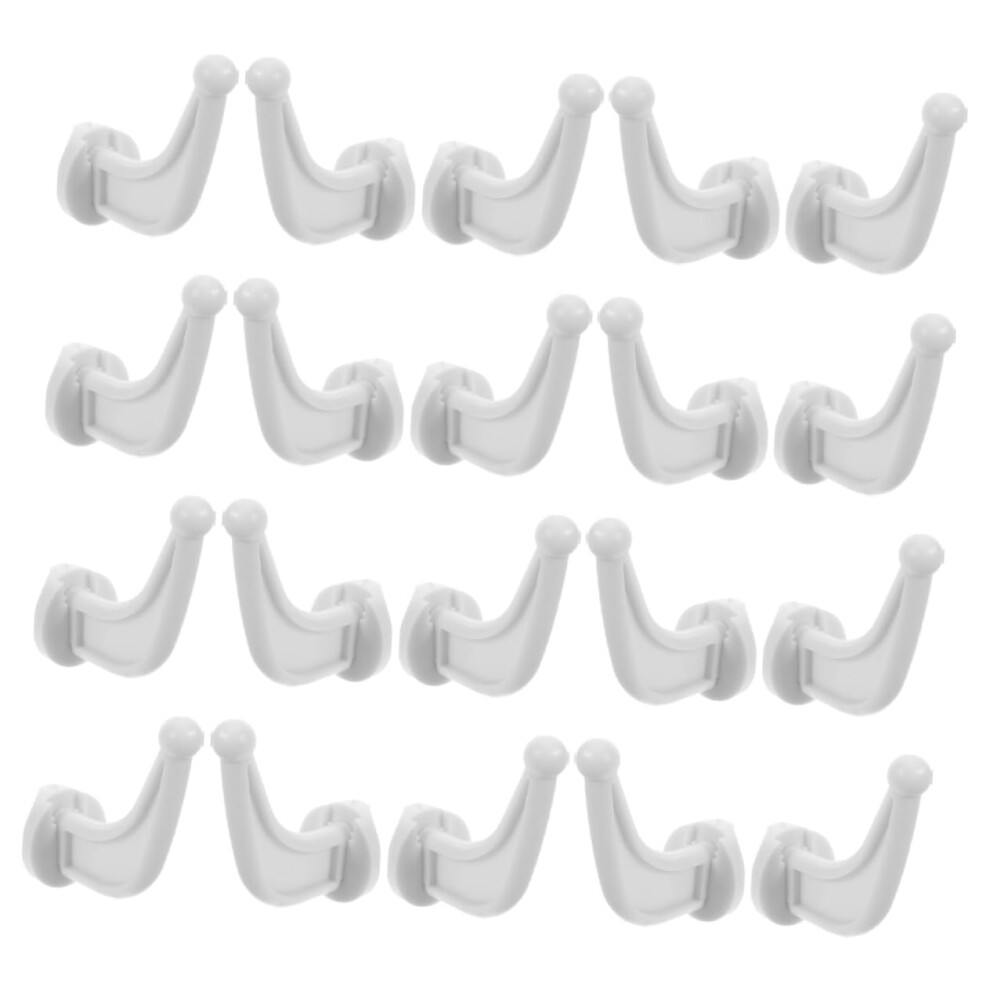 20Pcs Nodrilling Radiator Hooks Spacesaving Towel And Clothes Hangers For Bathroom And Bedroom 9330225287520
