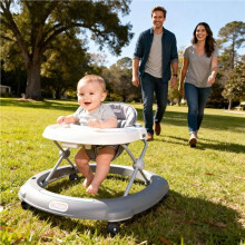 4 Ruedas de Repuesto para Andador de Bebé, Accesorios para Andador, Ruedas Giratorias de Plástico con Montaje Universal en Vástago para Cochecitos