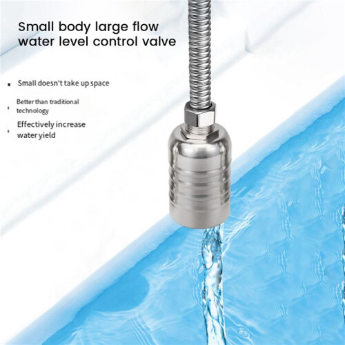 2X Fully Automatic Water Level Control Float Valve, 1Inch Auto Shut Off  Float Valve Upper Water Intake 1